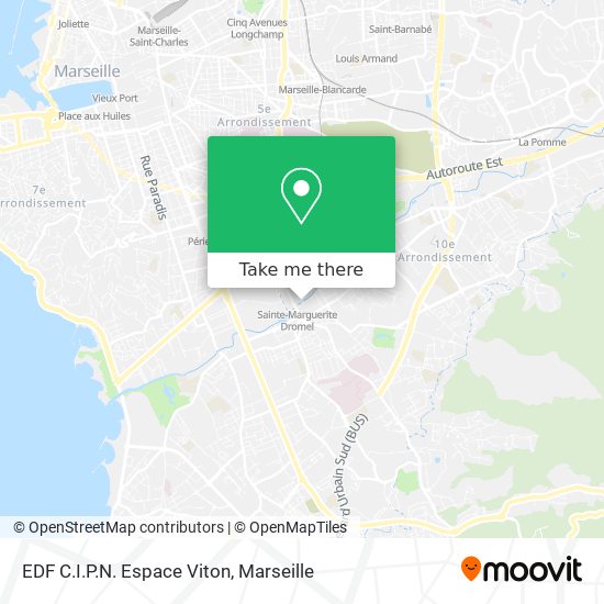 EDF C.I.P.N. Espace Viton map