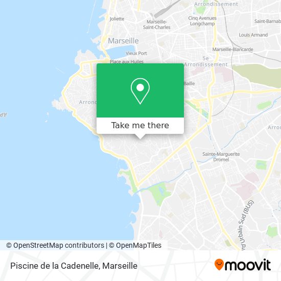 Piscine de la Cadenelle map