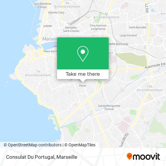 Mapa Consulat Du Portugal