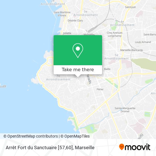 Arrêt Fort du Sanctuaire [57,60] map