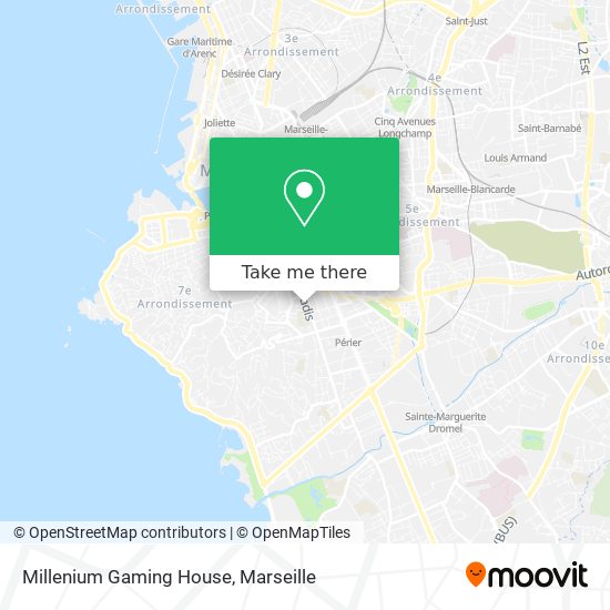 Mapa Millenium Gaming House