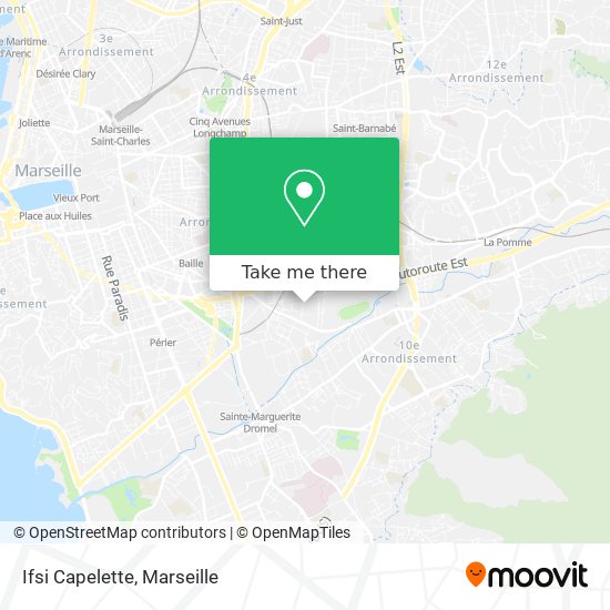 Ifsi Capelette map