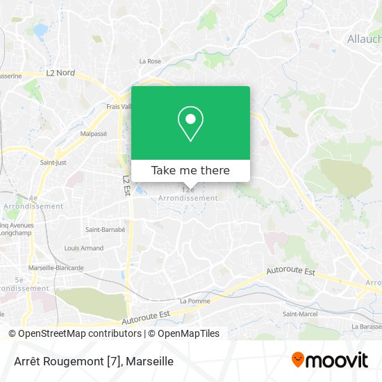 Mapa Arrêt Rougemont [7]