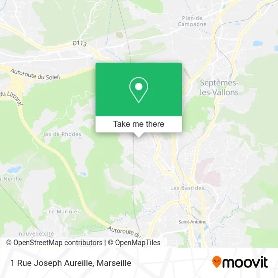 1 Rue Joseph Aureille map