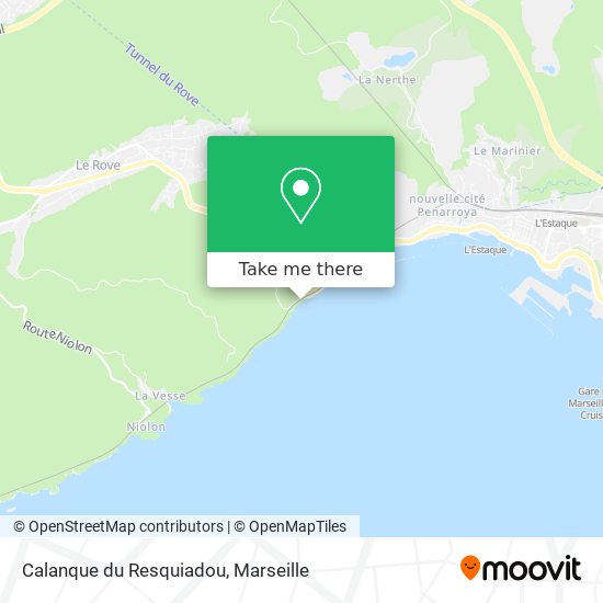 Calanque du Resquiadou map
