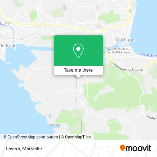 Lavera map