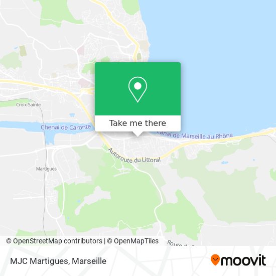 MJC Martigues map