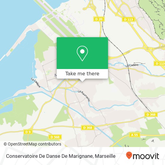 Conservatoire De Danse De Marignane map