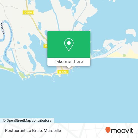 Restaurant La Brise map