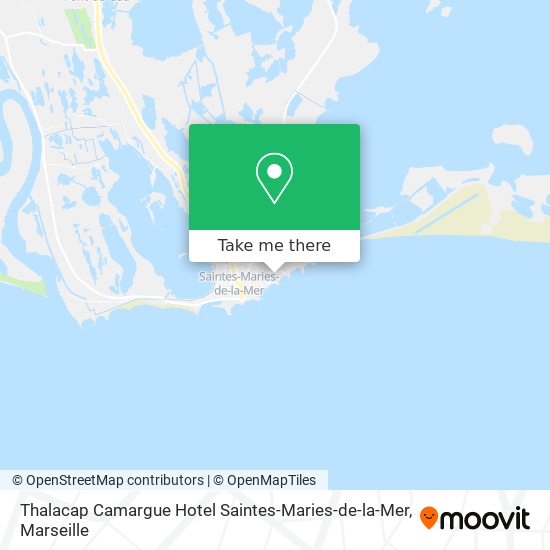 Thalacap Camargue Hotel Saintes-Maries-de-la-Mer map