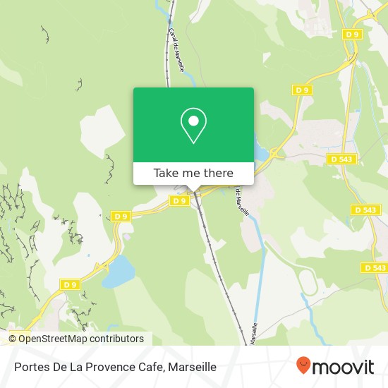 Portes De La Provence Cafe map