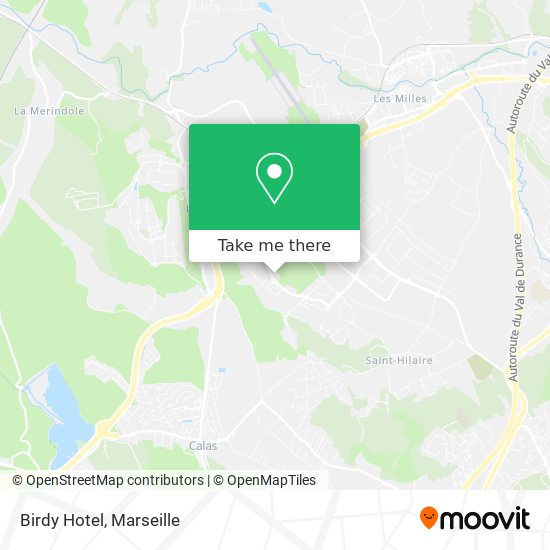 Birdy Hotel map