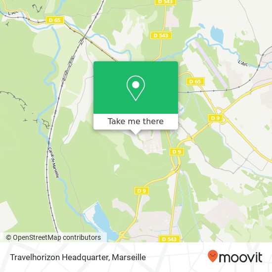 Mapa Travelhorizon Headquarter