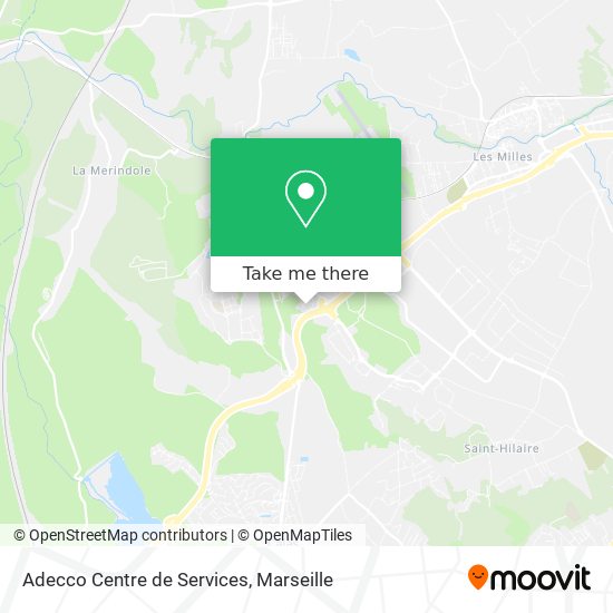 Adecco Centre de Services map