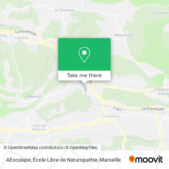 AEsculape, École Libre de Naturopathie map