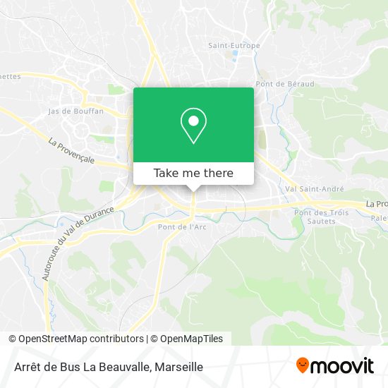 Arrêt de Bus  La Beauvalle map