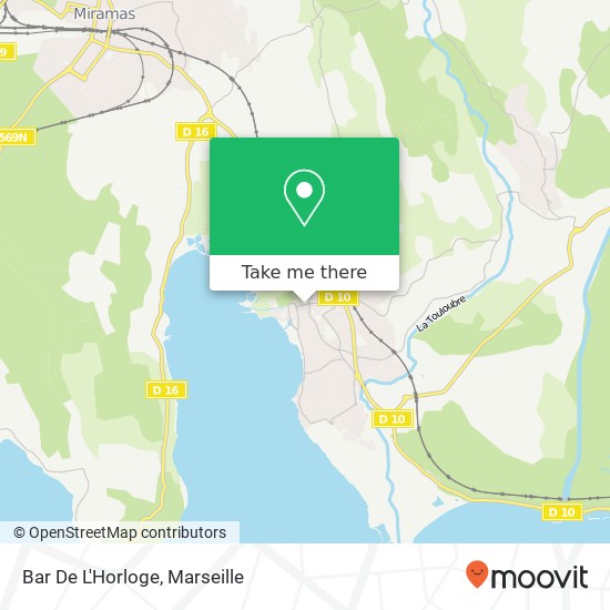 Mapa Bar De L'Horloge