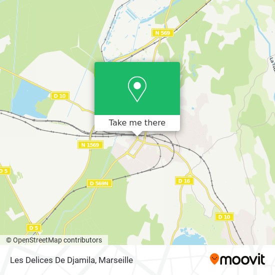 Les Delices De Djamila map