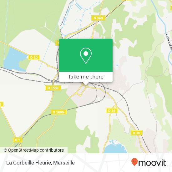 Mapa La Corbeille Fleurie