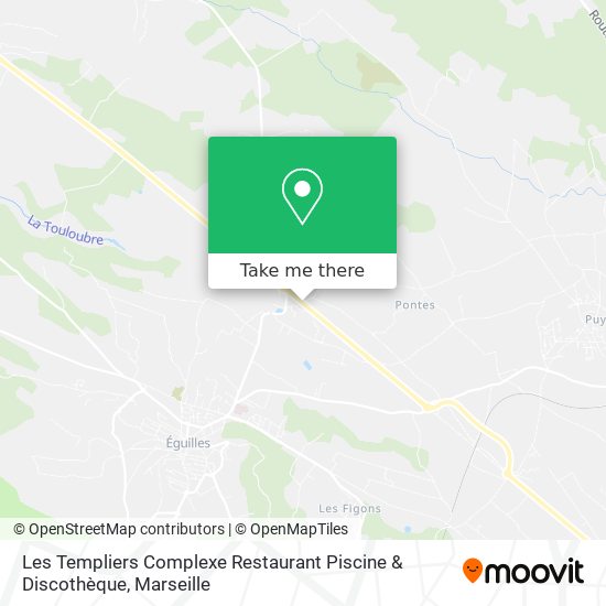 Les Templiers Complexe Restaurant Piscine & Discothèque map