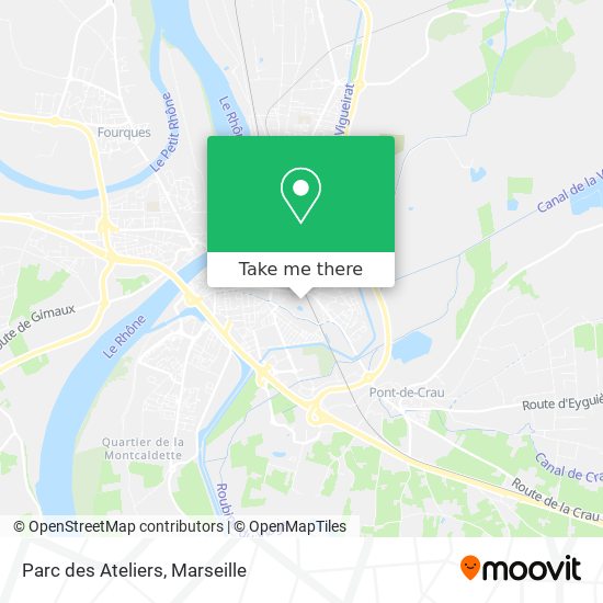 Parc des Ateliers map