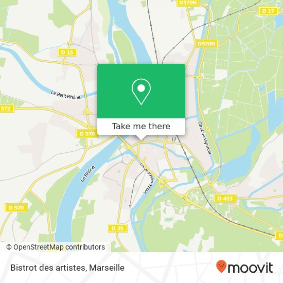 Bistrot des artistes map