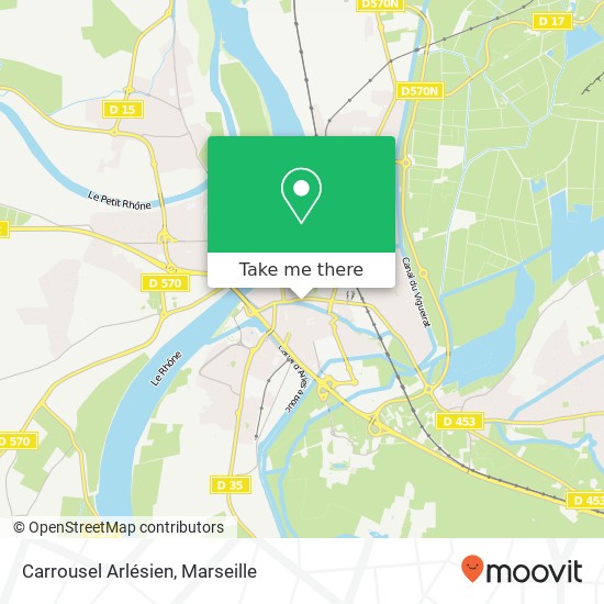 Carrousel Arlésien map