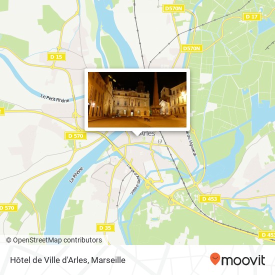 Hôtel de Ville d'Arles map