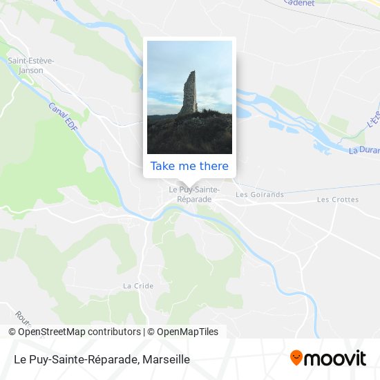 Le Puy-Sainte-Réparade map