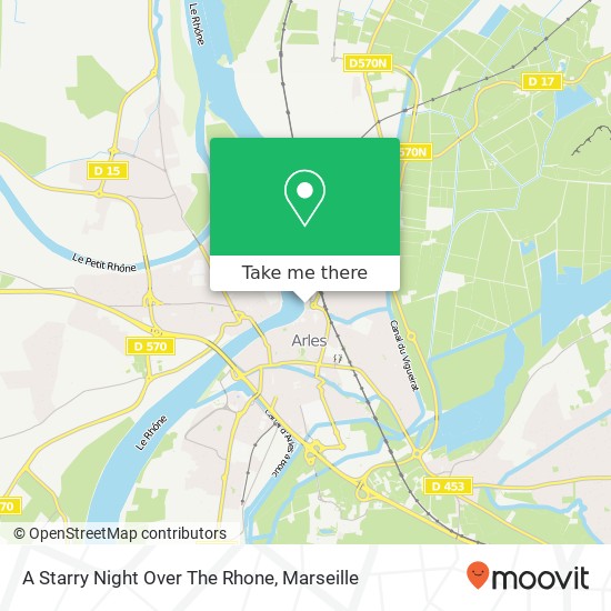 A Starry Night Over The Rhone map