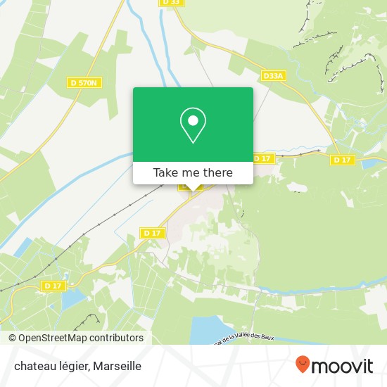 chateau légier map