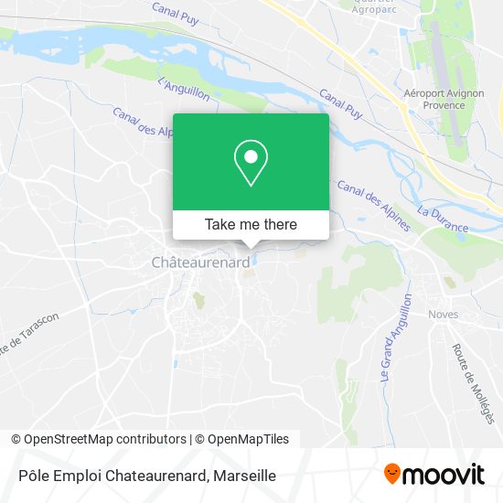 Pôle Emploi Chateaurenard map