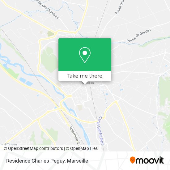 Residence Charles Peguy map