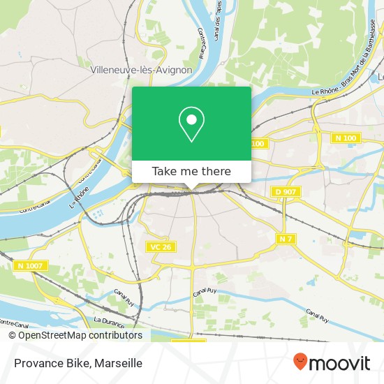 Provance Bike map