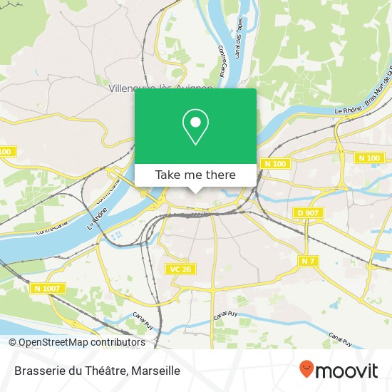 Mapa Brasserie du Théâtre