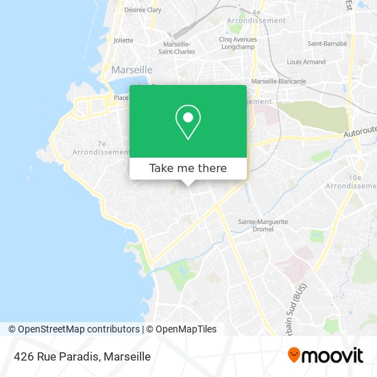 426 Rue Paradis map