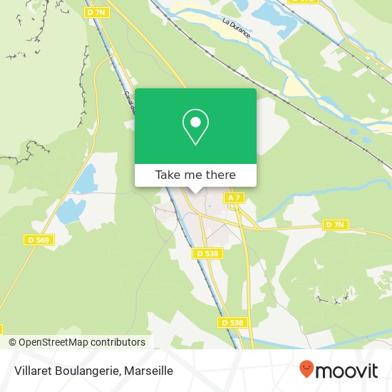 Mapa Villaret Boulangerie