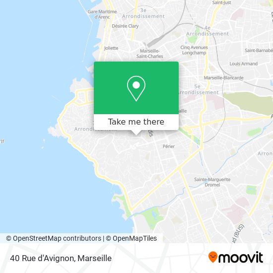 40 Rue d'Avignon map