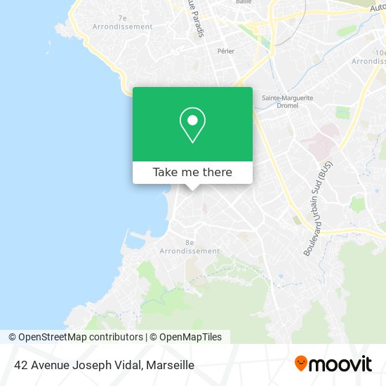 42 Avenue Joseph Vidal map