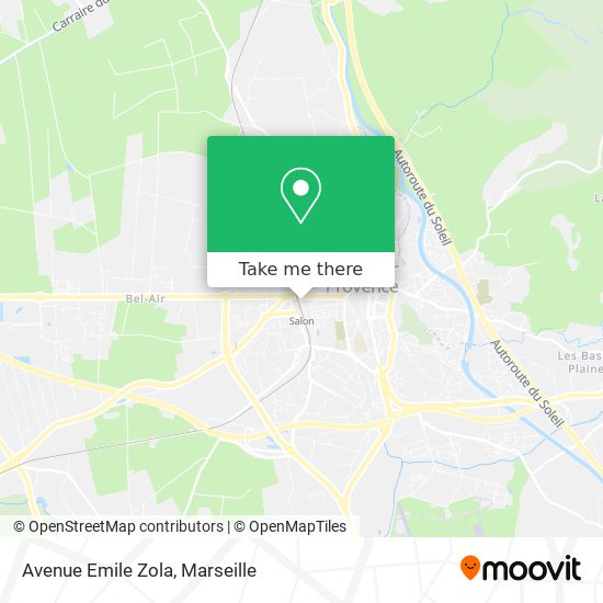 Avenue Emile Zola map