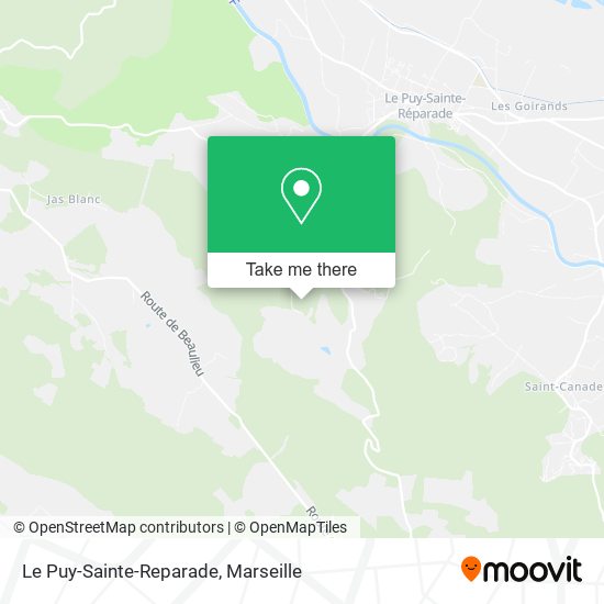 Le Puy-Sainte-Reparade map