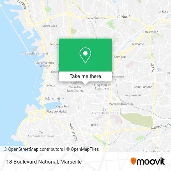 18 Boulevard National map