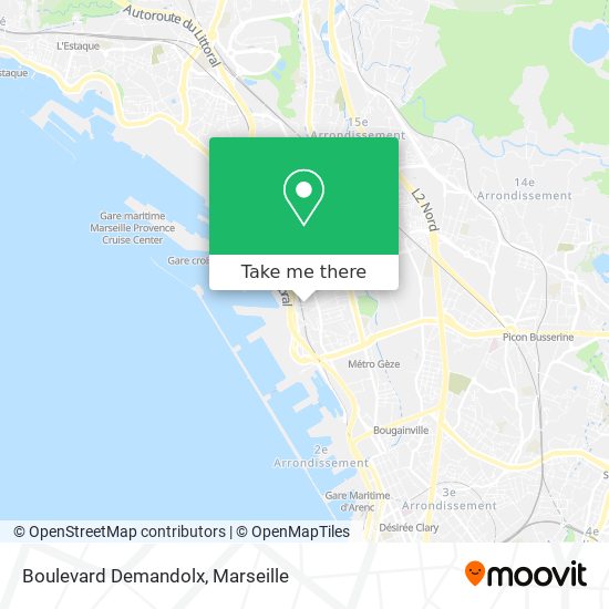 Boulevard Demandolx map