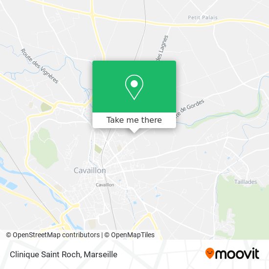 Clinique Saint Roch map