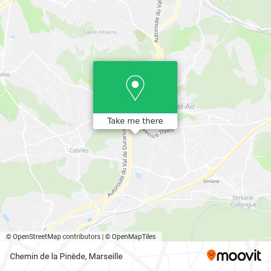 Chemin de la Pinède map