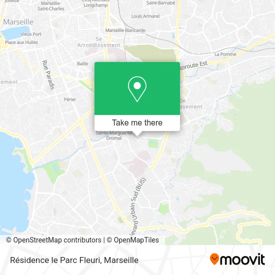 Résidence le Parc Fleuri map