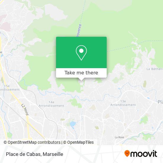 Place de Cabas map