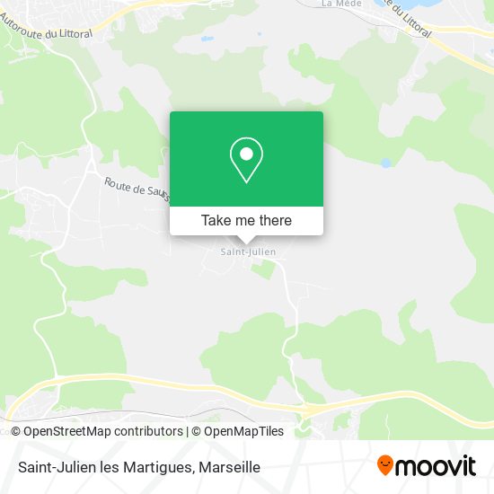 Saint-Julien les Martigues map