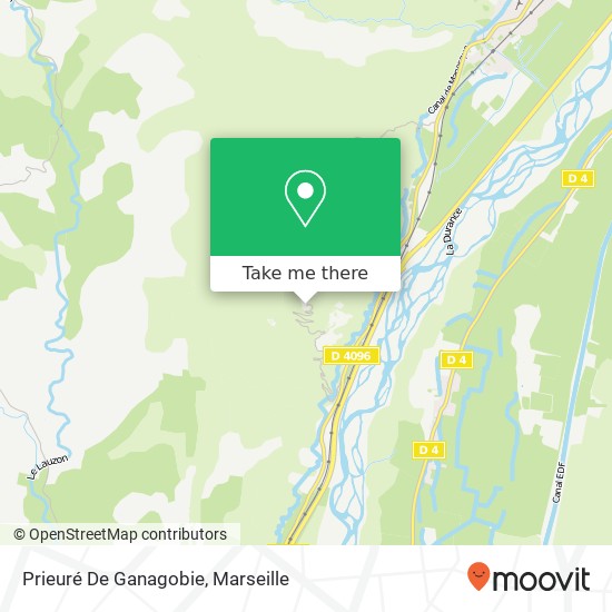 Prieuré De Ganagobie map
