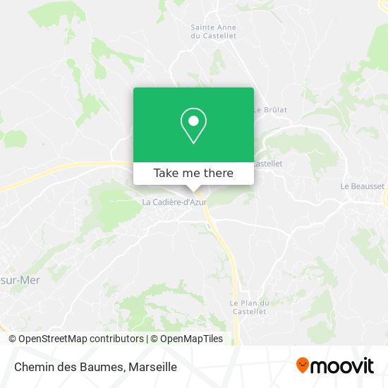 Chemin des Baumes map